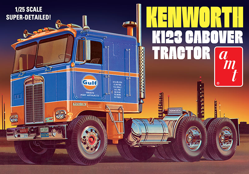 Amt 1/25 Scale Kenworth K123 CAB OVER Plastic Model Kit