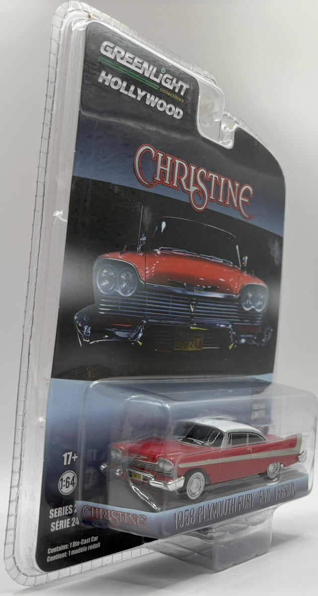 Greenlight 1/64 Christine Plymouth Fury 1958 Evil Version Chase Diecast