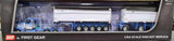 1/64 DCP KENWORTH W900L WISTERIA WHITE WITH TWIN TIPPER TRAILERS 60-1633