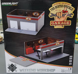 1/64 GREENLIGHT THE BUSTED KNUCKLE GARAGE WEEKEND WORKSHOP READY BUILT