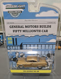 1/64 GREENLIGHT GENERAL MOTORS BUILDS FIFTY MILLIONTH CAR 55 CHEV NEW ON CARD