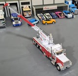 1/64 SCALE PETERBILT 389 BUSTED KNUCKLE HEAVY ROTATOR TOW TRUCK/WRECKER DCP/FIRST GEAR