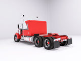 PRE ORDER DEPOSIT DCP / FIRST GEAR KENWORTH W900A RED/WHITE  WITH VINTAGE 40FT BOGIE AXLE TRAILER   PRE ORDER ONLY*****60-1687