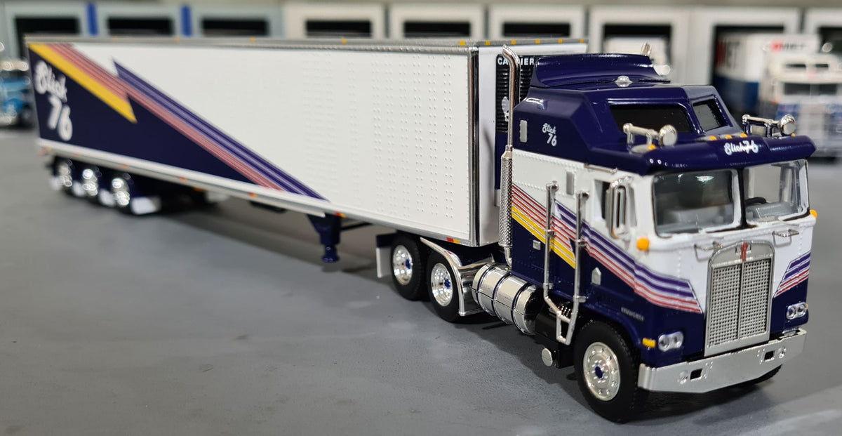 Dcp / First Gear K100 Kenworth Slick 76 With Tri Axle