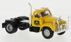 1/87 SCALE BREKINA HO 1953 MACK B-MODEL JOHN DEERE YELLOW SINGLE DRIVE