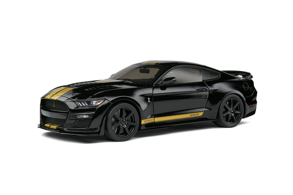 1/18 Solido 2023 Ford Shelby Mustang Gt500-H Black With Gold Stripes New In Display Box