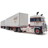 Pre Order Deposit 1/64 Highway Replicas Kenworth Ascot N/T DOUBLE Roadtrain With Tri Axle Trailers