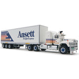Pre Order Deposit 1/64 Highway Replicas Mack Ansett freight Express With Tri Axle Trailer