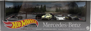 1/64 HOTWHEELS CARRY ON MERCEDES-BENZ 300 SL SAUBER-MERCEDES C9 2016 MERCEDES-AMG GT3 PACK IN DISPLAY BOX