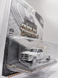 GREENLIGHT 2018 RAM 3500 DUALLY WRECKER LA COUNTY METRO FREEWAY SERVICE PATROL WHITE NEW ON CARD