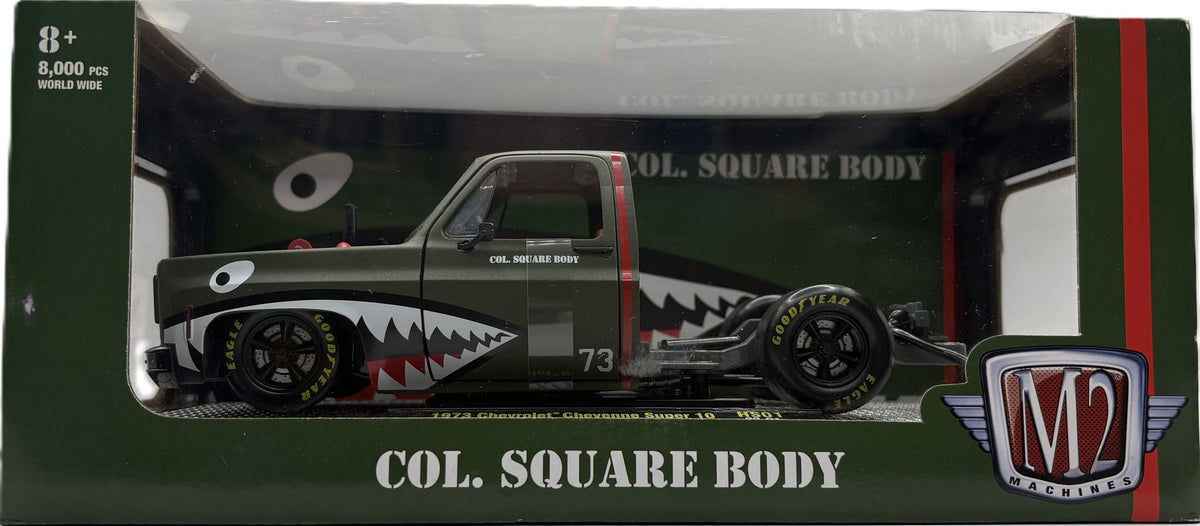 1/24 M2 Col. Square Body 1973 Chevrolet Cheyenne Super 10 New In Displ ...