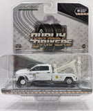 GREENLIGHT 2018 RAM 3500 DUALLY WRECKER LA COUNTY METRO FREEWAY SERVICE PATROL WHITE NEW ON CARD