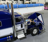 DCP / FIRST GEAR 1/64  PETERBILT 389 SHUPE BROS WITH TRI AXLE GRAIN TRAILER *****60-2023