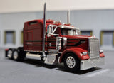 1:87 Scale Promotex  Red Kenworth W900L with Livestock Trailer