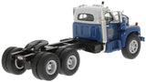 1/64 SCALE NEO 1957 MACK B-61ST IN BLUE AND GRAY FREIGHTWAYS PRIME MOVER