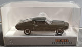 1/87 SCALE BREKINA HO 1968 FORD MUSTANG FASTBACK IN METALLIC GREEN FROM THE MOVIE BULLET