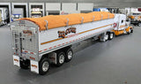 DCP / FIRST GEAR 1/64  PETERBILT 389 TRI STATE WITH TRI AXLE GRAIN TRAILER *****60-2024