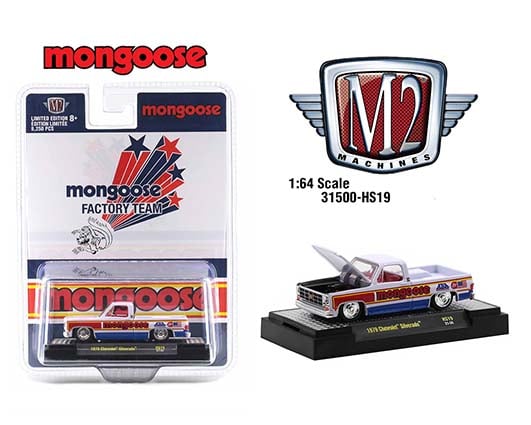 1/64 SCALE M2 1979 CHEV PICK UP MONGOOSE NEW ON CARD