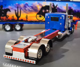 1/64 SCALE DCP / FIRST GEAR  PETERBILT 389 AND MOVING VAN TRAILER WITH MURAL 60-1841