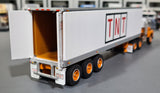 1/64 SCALE FORD LT9000 TNT X-PRESS WITH TRI AXLE VINTAGE TRAILER 60-1285