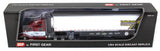 DCP / FIRST GEAR 1/64 KENWORTH T680 EAGLE EYE PRODUCE WITH AERO SKIRTED VAN TRAILER *****60-1637