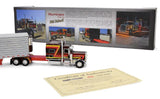 1/64 Dcp BIG RIGS  Peterbilt 389 HURRICANE EXPRESSWith Refrigerated Trailer 69-2073