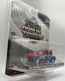 GREENLIGHT 1971 CHEVROLET C-30 DUALLY WRECKER STP OIL TREATMENT BLUE/RED NEW ON CARD