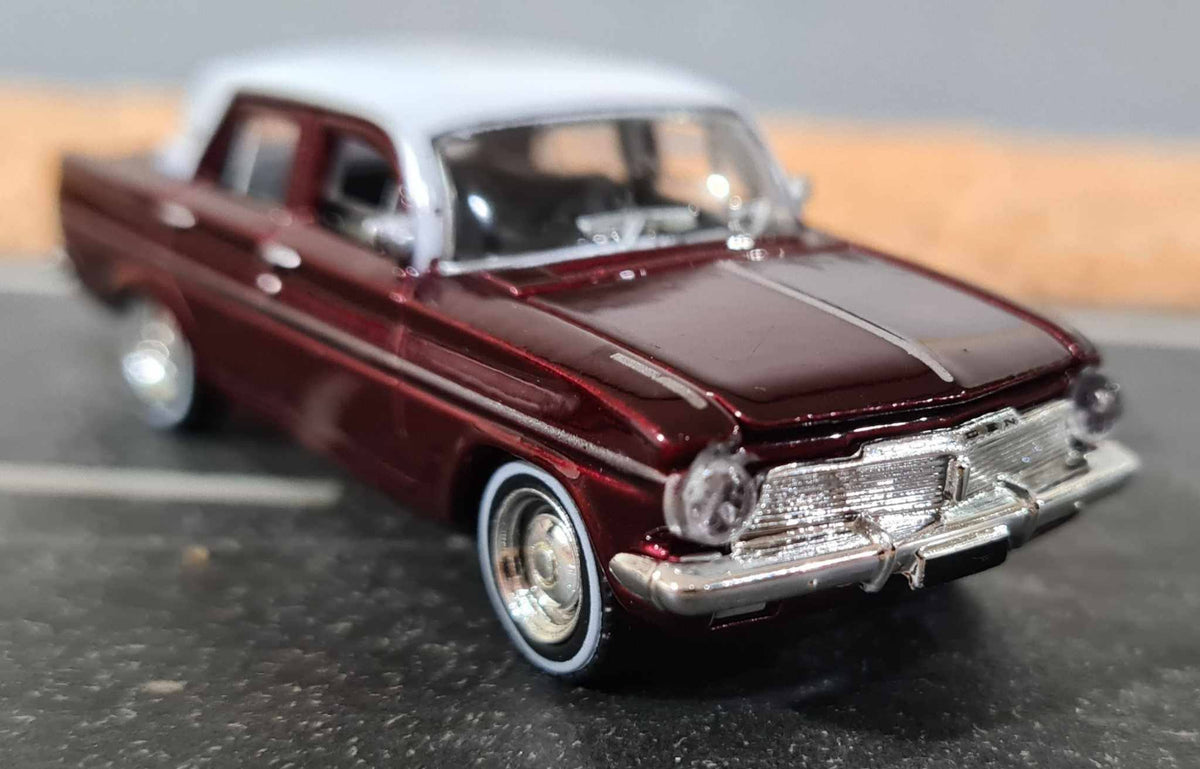 1/64 DDA HOLDEN EH SEDAN IN BURGUNDY – TUFFTRUCKS SCALE MODELS