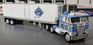 1/64 PETERBILT 352 COE REFRIGERATED TRANSPORT WITH 40FT VINTAGE REFRIGERATED TRAILER 60-1427