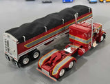 DCP / FIRST GEAR 1/64  PETERBILT 359 SRD IN RED/RED WITH COMMANDER GRAIN TRAILER *****60-1422