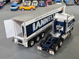 DCP/FIRST GEAR 1/64 IANELLIS KENWORTH K100 AERODYNE WITH TRI AXLE REFRIGERATED TRAILER *****60-1642