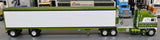 DCP / FIRST GEAR KENWORTH K100 GREEN & WHITE AERODYNE WITH MATCHING TRAILER  *****60-1555