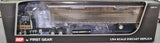 DCP / FIRST GEAR KENWORTH K100 GRAY & BLACK AERODYNE WITH MATCHING TRAILER  *****60-1559
