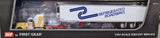 DCP/FIRST GEAR REFRIGERATED ROADWAYS KENWORTH W900A AERODYNE WITH TRI AXLE REFRIGERATED TRAILER *****60-1644