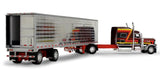 1/64 Dcp BIG RIGS  Peterbilt 389 HURRICANE EXPRESSWith Refrigerated Trailer 69-2073