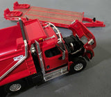 1/64 DCP / FIRST GEAR WESTERN STAR RED TANDOM TIPPER AND BEAVERTAIL TRAILER