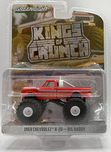GREENLIGHT 1969 CHEVROLET K-20 KING OF CRUNCH BIG DADDY RED NEW ON CARD