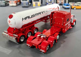 1/64 DCP / FIRST GEAR HAUSMANN BIG RIGS PETERBILT 389 TRI DRIVE WITH LPG TANKER TRAILER