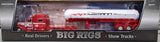 1/64 DCP / FIRST GEAR HAUSMANN BIG RIGS PETERBILT 389 TRI DRIVE WITH LPG TANKER TRAILER