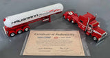 1/64 DCP / FIRST GEAR HAUSMANN BIG RIGS PETERBILT 389 TRI DRIVE WITH LPG TANKER TRAILER