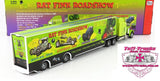 1/64 AUTOWORLD RAT FINK ROADSHOW PETERBILT WITH RACE TRAILER