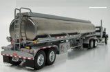 1/64 DCP / FIRST GEAR MACK SUPERLINER BLACK WITH FUELL TANKER TRAILER 60-0999