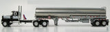 1/64 DCP / FIRST GEAR MACK SUPERLINER BLACK WITH FUELL TANKER TRAILER 60-0999