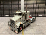 ICONIC REPLICAS 1/50 SCALE  SAR KENWORTH IN ICE WHITE WITH RED CHASSIS WITH COA