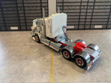 ICONIC REPLICAS 1/50 SCALE  SAR KENWORTH AERODYNE IN ICE WHITE WITH RED CHASSIS WITH COA