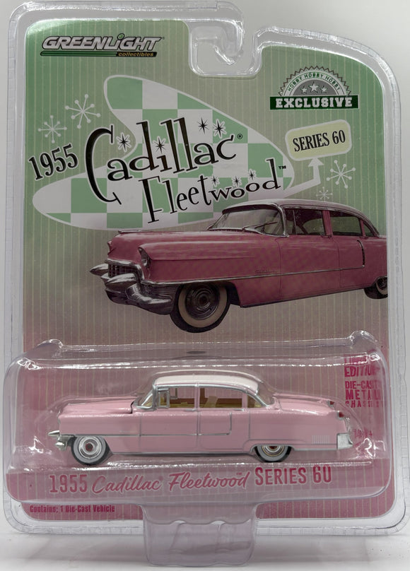 GREENLIGHT 1995 CADILLAC FLEETWOOD SERIES 60 PINK NEW ON CARD