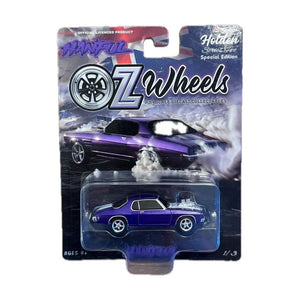 1/64 OZ WHEELS HANFUL 1/3 PURPLE CAR NEW ON CARD