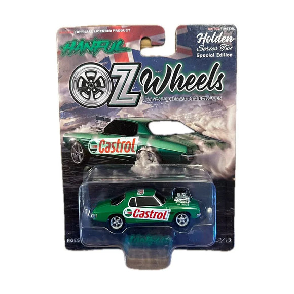 1/64 OZ WHEELS HANFUL 2/3 CASTROL SIGNAGE CAR NEW ON CARD