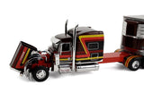 1/64 Dcp BIG RIGS  Peterbilt 389 HURRICANE EXPRESSWith Refrigerated Trailer 69-2073
