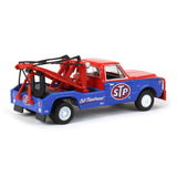 GREENLIGHT 1971 CHEVROLET C-30 DUALLY WRECKER STP OIL TREATMENT BLUE/RED NEW ON CARD